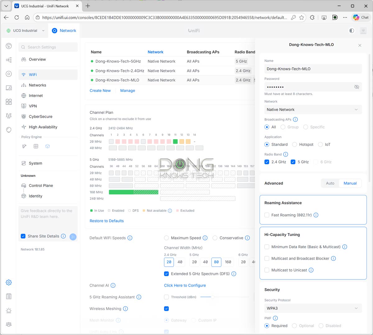 Ubiquiti UCG-Industrial Cloud Gateway Review: A Solid All-in-One UniFi Network Novelty 37 Ubiquiti UCG-Industrial Cloud Gateway Industrial Wi-Fi settings