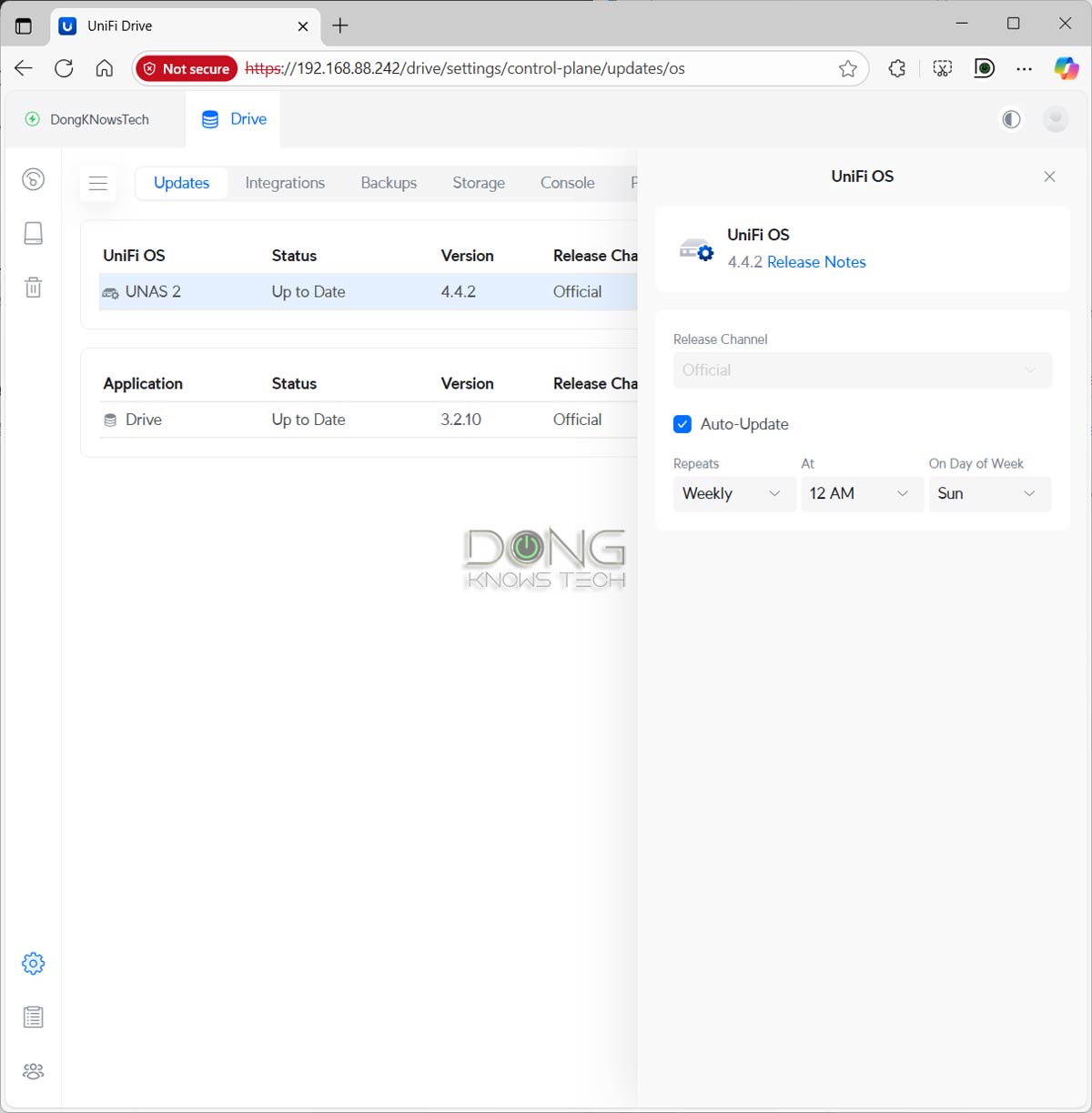 Ubiquiti UNAS 2 as a standalone server