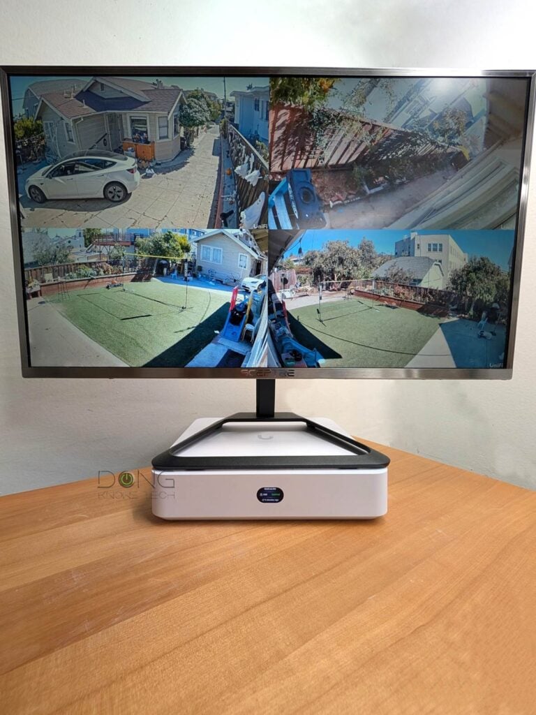 Ubiquiti UNVR Instant Review: An Excellent Consumer-Friendly UniFi Protect Surveillance Solution 12 Ubiquiti UNVR Instant hosting a screen via its HDMI ports