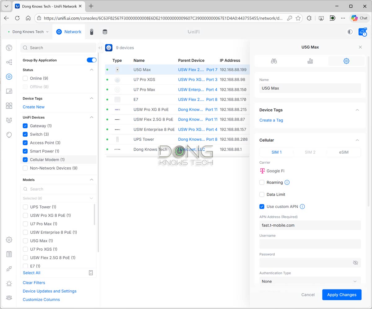 Ubiquiti UniFi 5G Max Review (vs. U5G-Max-Outdoor): An Stellar Cellular Backup for a UniFi Network 10 Ubiquiti UniFi 5G Max SIM customization