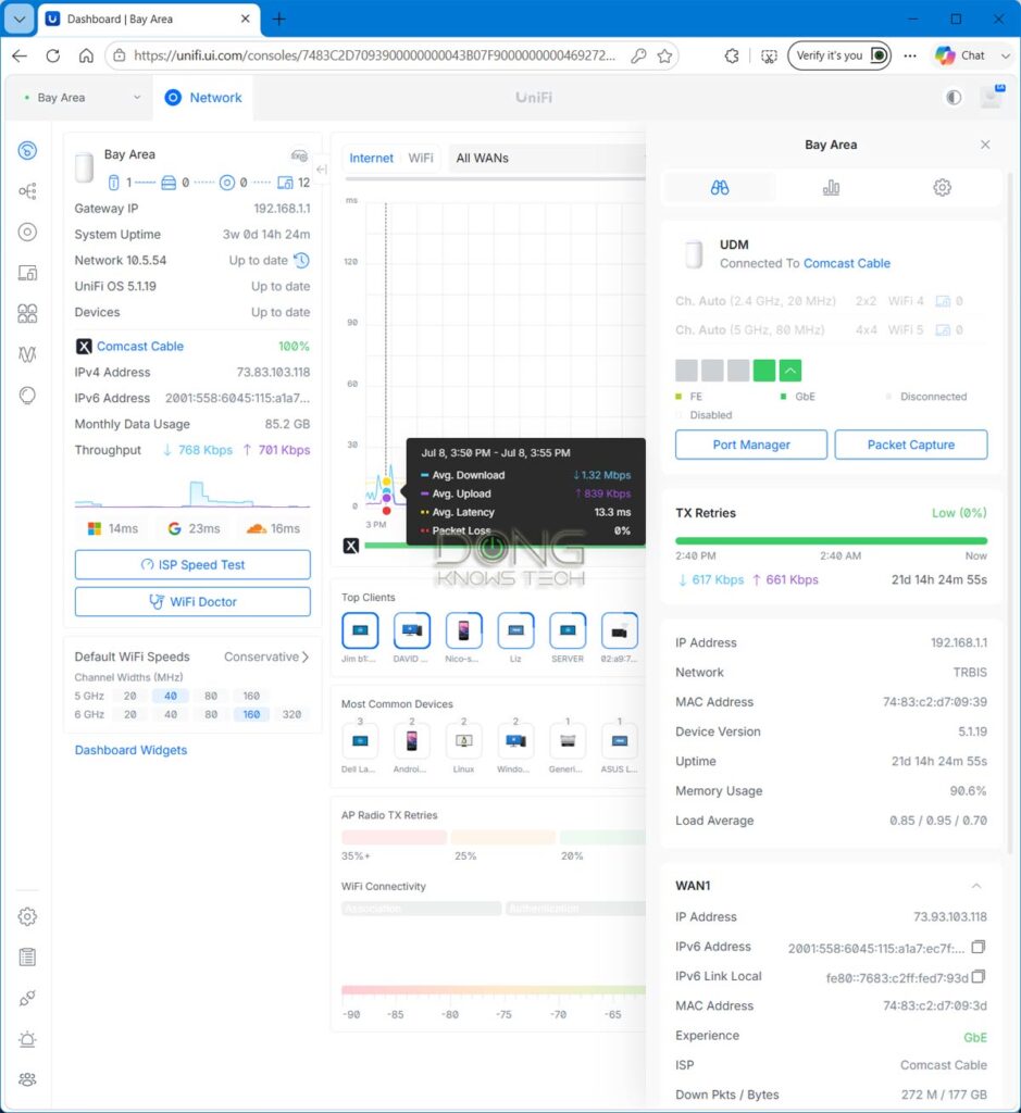 Ubiquiti UniFi Dream Machine (UDR) in action