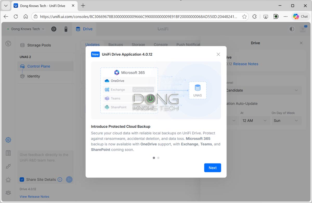 UniFi Drive 4 New Feature