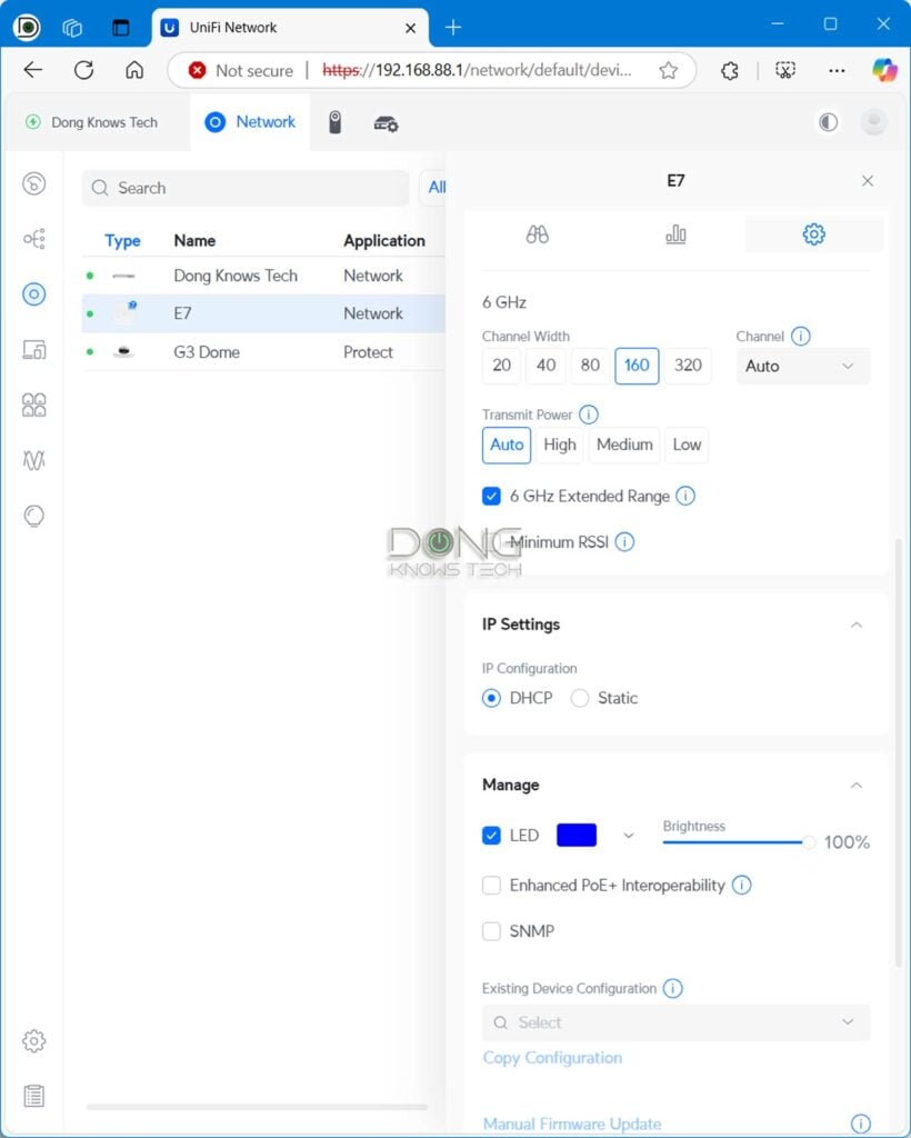 Ubiquiti UniFi Network Overview: UniFi OS' Powerful Application for All Things Networking 23 UniFi E7 AFC hardware options