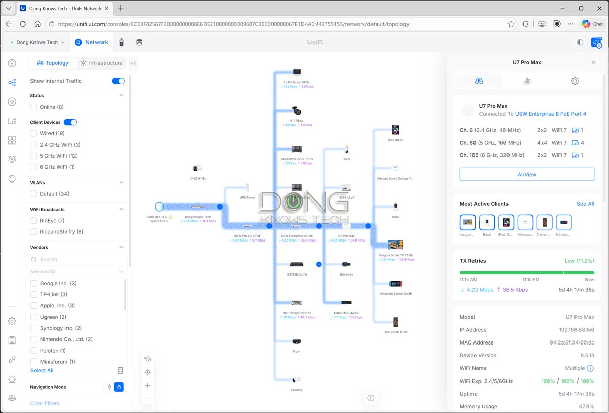 UniFi Network 10.2 Topology