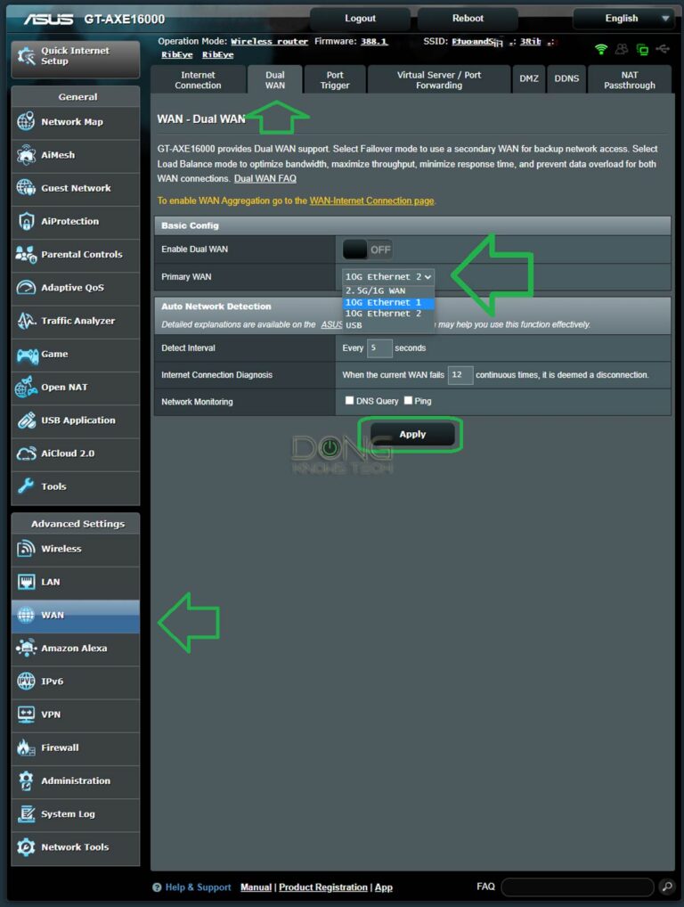 Asus Router Wan Home Wi-Fi Router Setup and Maintenance: 100% Solid Tips | Dong Knows Tech