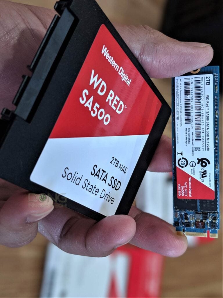 WD Red™ SA500 NAS SATA SSD 500 GB to 4 TB 2.5”/7mm cased