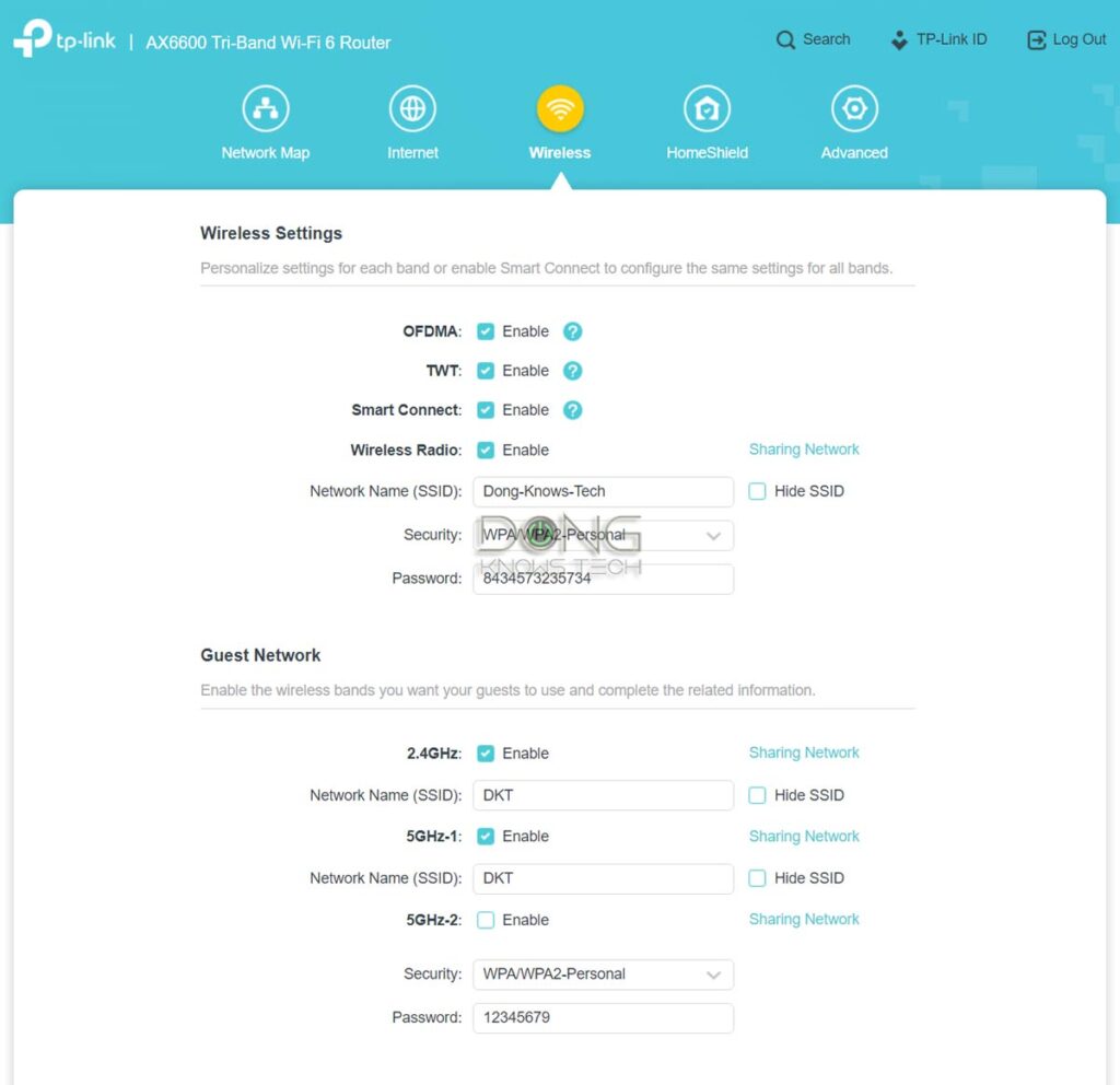 Wi-Fi Router Security TP-Link Guest Network