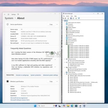 Windows 11 25H2 Insider Preview