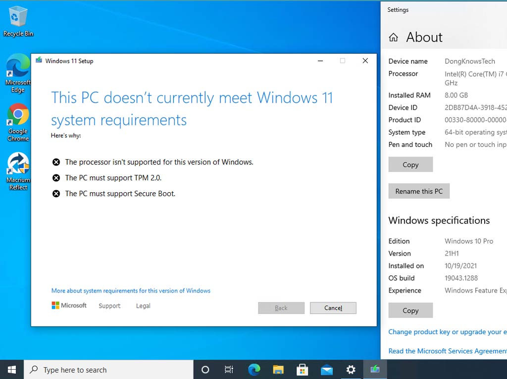 Create bootable Windows 11 ISO without TPM, Secure Boot and RAM requirements.