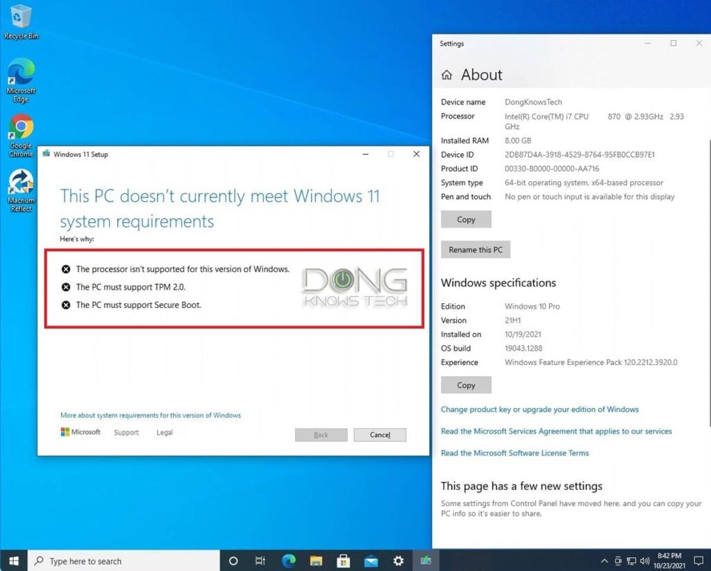 Bypass TPM and Secure Boot during Windows 11 Installation or Upgrade